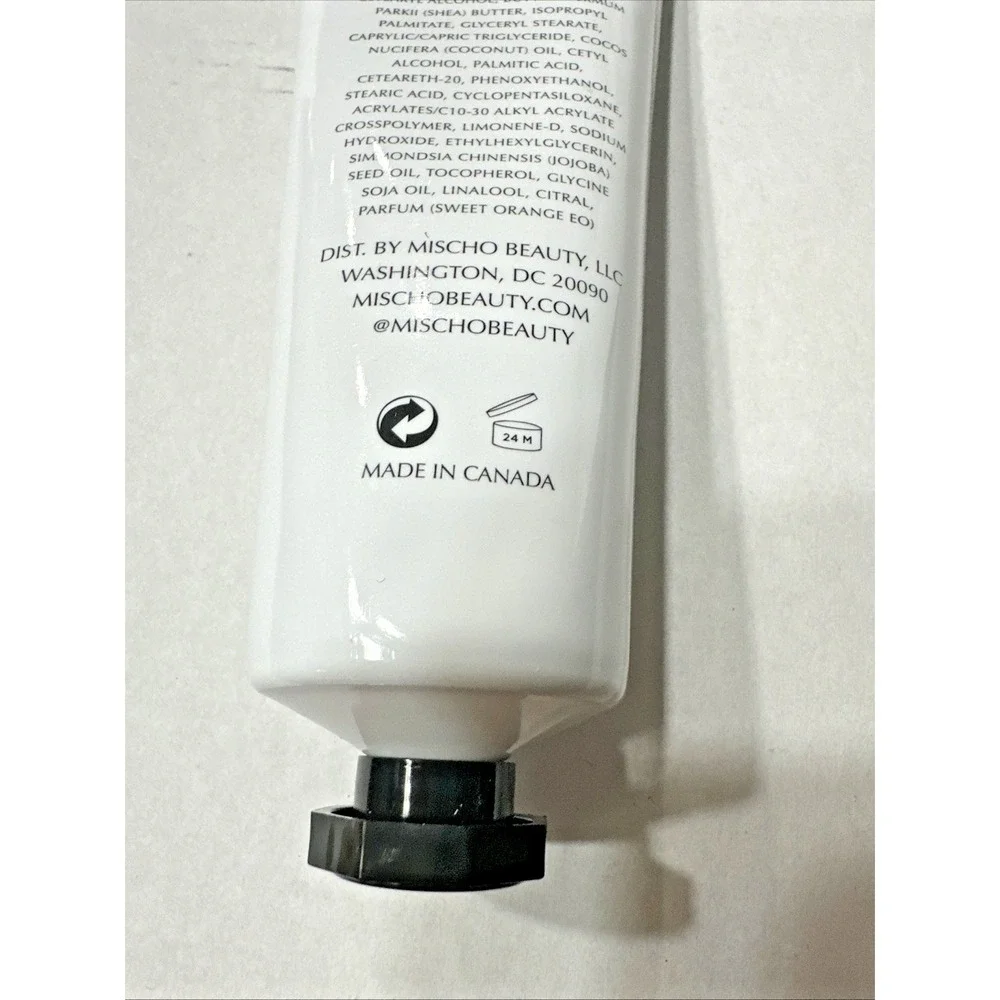 Sealed New Mischo Beauty Vegan 120ml‎ (4oz) Hand Creme Cream
